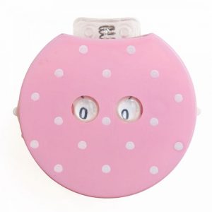 Knitpro - Compteur de rang rose à pois blancs